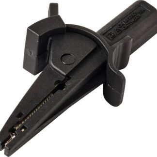 VOLTCRAFT MSK-130 Krokodilklemme gerade CAT IV 600 V, CAT III 1000V 10A black