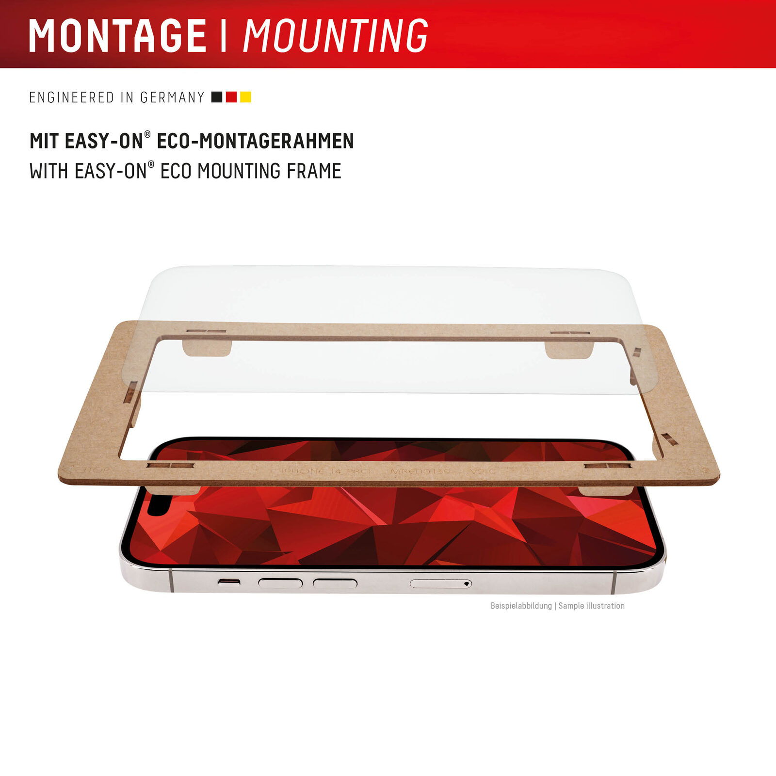 Displex Screen Protector (10H) for Google Pixel 9, Pixel 9 Pro, Pixel 10, Pixel 10 Pro, Eco Mounting Frame, scratch resistant - Image 3