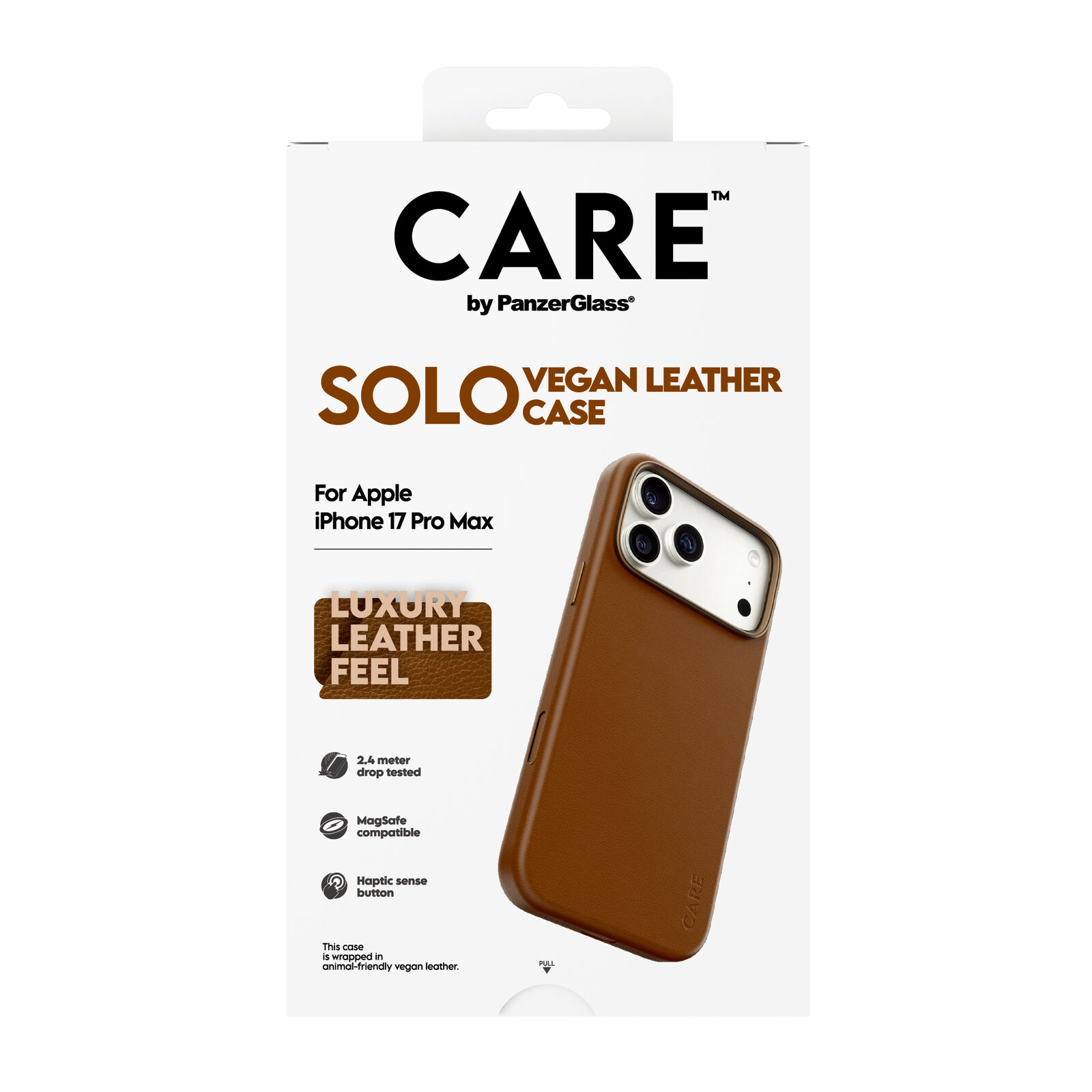 PanzerGlass CARE™ by ® Solo Case Brown iPhone 17 Pro Max - Image 3