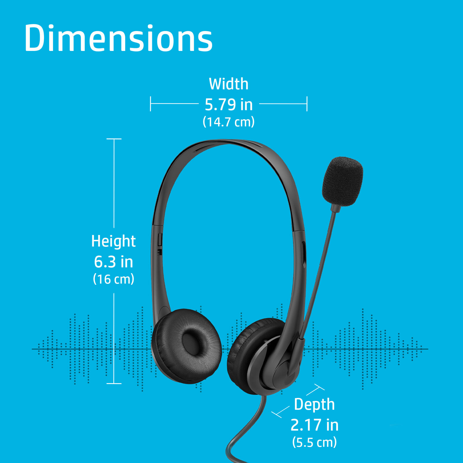 HP Stereo USB Headset G2 - Pilt 3