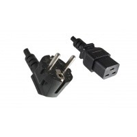 Helos 262777 power cable Black 3 m CEE 7/7 C19 coupler