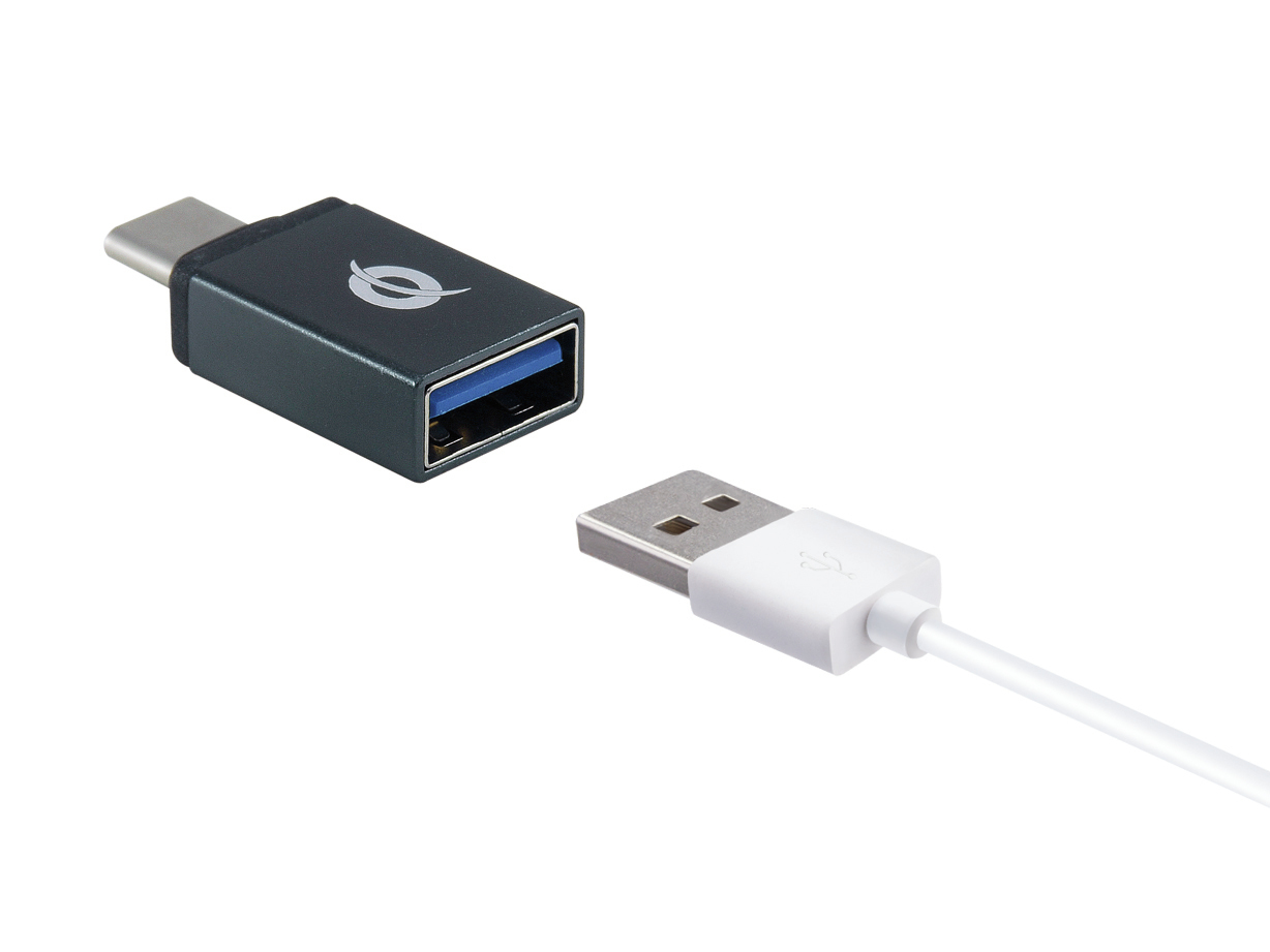 Conceptronic DONN USB-C to USB-A OTG Adapter 2-Pack - Image 3