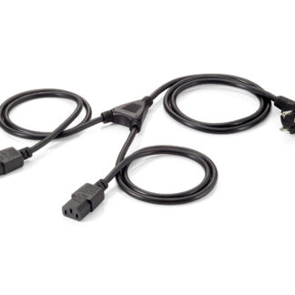 Equip High Quality Power Y-Cable, Schuko to 2 x C13, 1.8m