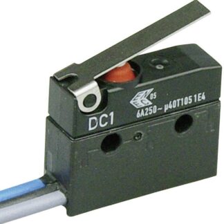 ZF Short Lever Micro Switch, Pre-wired Terminal, 6 A 250 V ac, SPDT, IP6K7