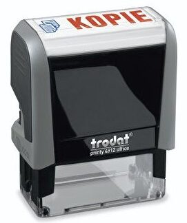 Wedo 51 4912224 Self-Inking Text stamp Plastic