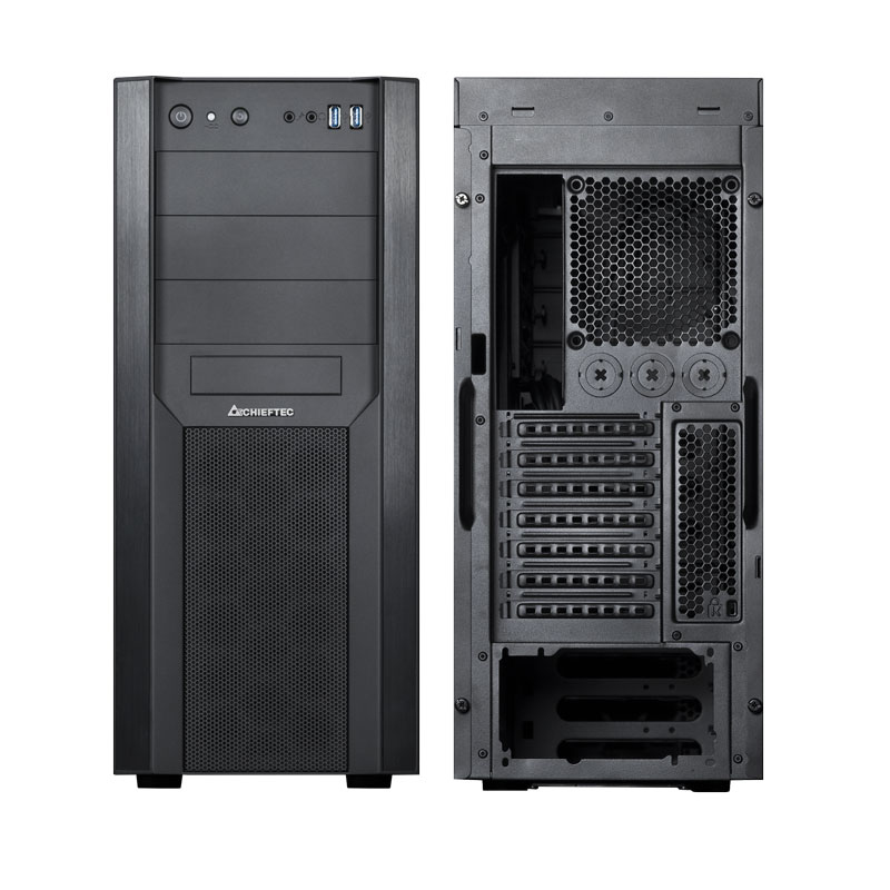 Chieftec CW-01B-OP computer case Tower Black - Image 2