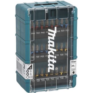 Makita E-25068 Bit-set cross slit Phillips, cross slit Pozidriv, T-profile