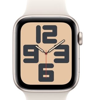 Apple Watch SE GPS 44mm Starlight Aluminium Case with Starlight Sport Band