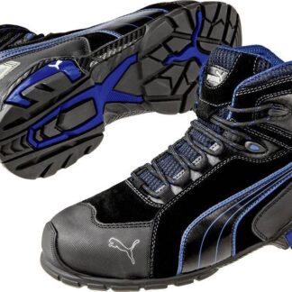 PUMA Rio Black Mid 632250-43 safety boots S3 shoe size (EU): 43 black, blue 1 pc(s)