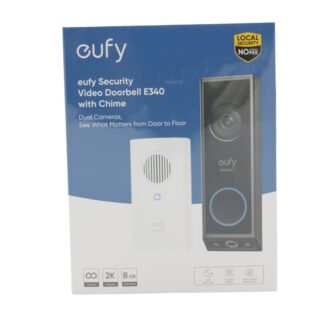 Eufy E340 2K Dual Cameras Smart Video Doorbell with Chime