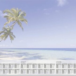 Sigel H6470 Writing pad 2026, 2027, 2028 pastel blue, white (W x H) 59.5 cm x 41 cm 30sheets 1 pc(s) Palm beach