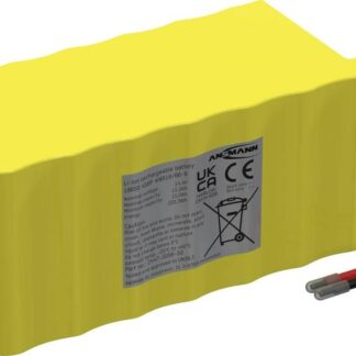 Ansmann 4S6P battery pack 24x 18650 cable Li-Ion 14.4V 15300 mAh