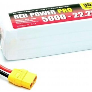 Red Power Modellbau-Akkupack (LiPo) 22.2V 5000 mAh 35 C Softcase XT90